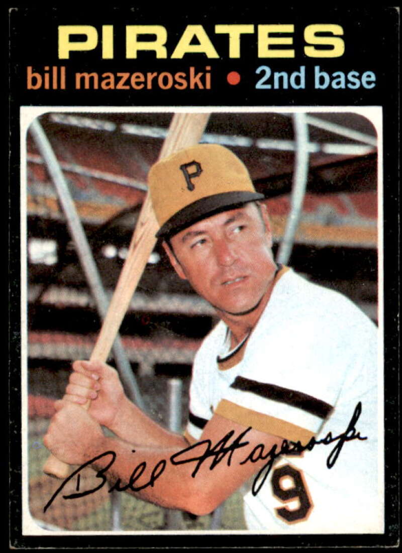 Bill Mazeroski Card 1971 Topps #110  Image 1