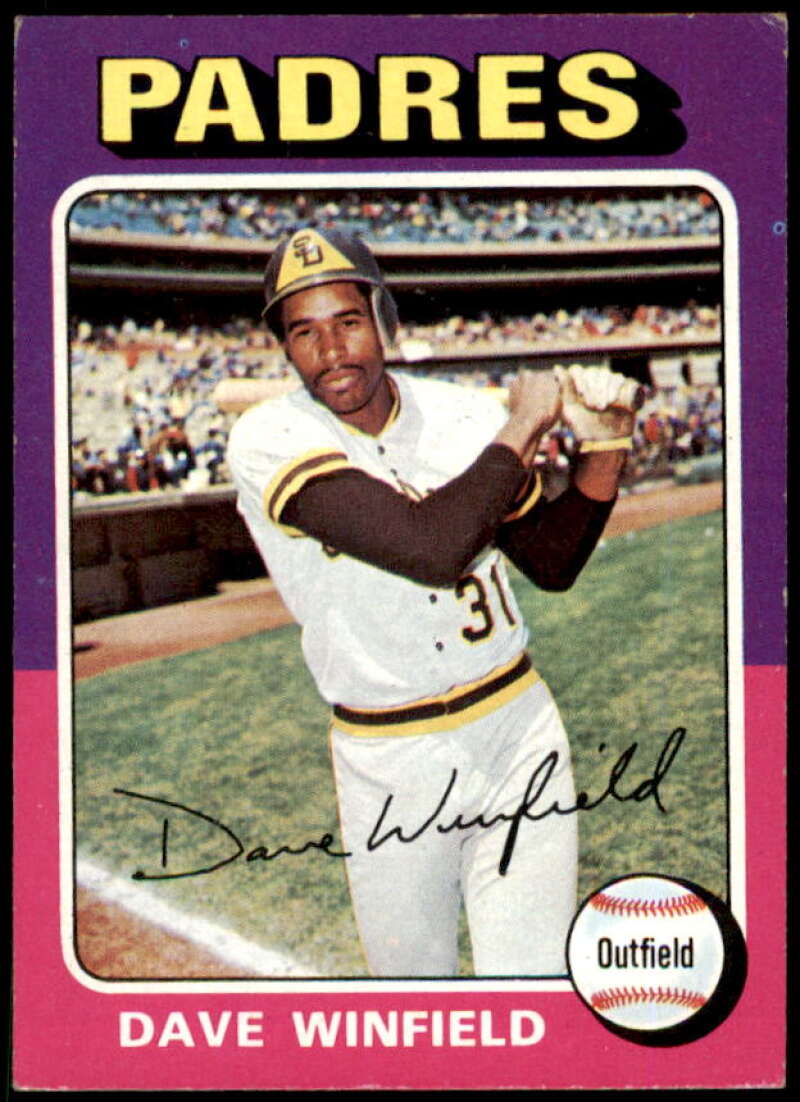 Dave Winfield Card 1975 Topps #61  Image 1