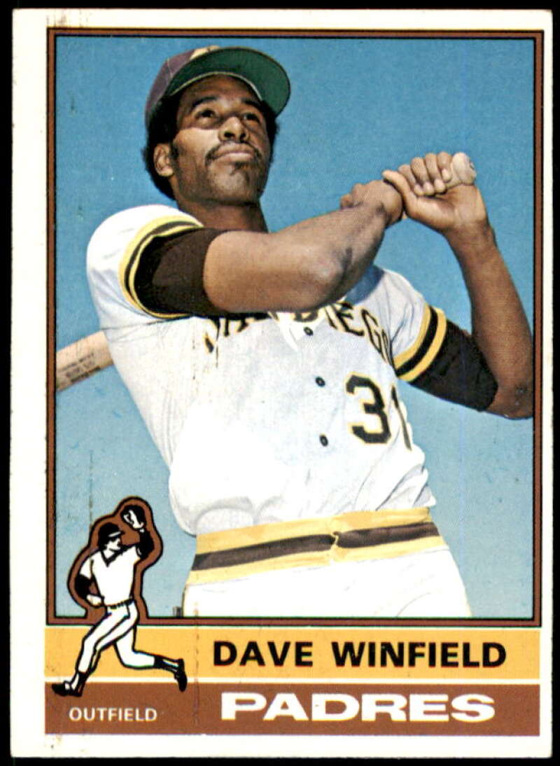 Dave Winfield Card 1976 Topps #160  Image 1