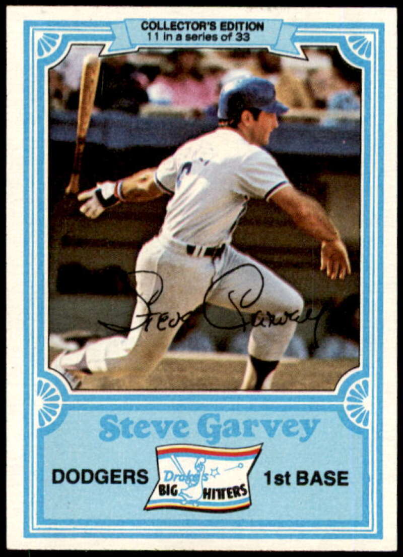 Steve Garvey Card 1981 Drake's #11  Image 1