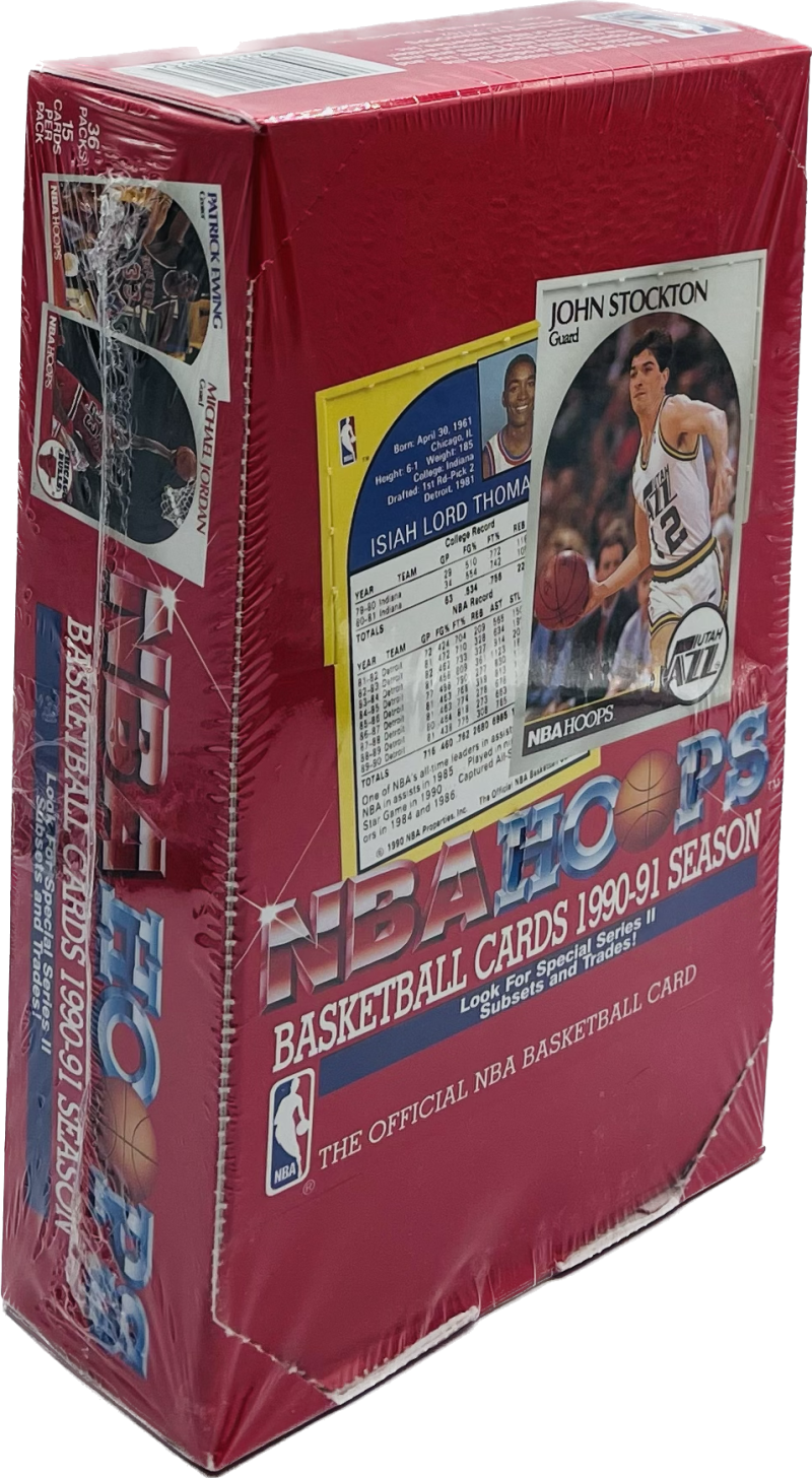 1990-91 Hoops Series 2 Basketball Box Image 1