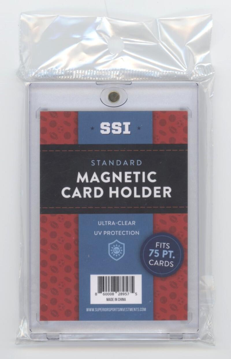 (10) Superior Sports Investments SSI Magnetic Thick Card Holder One Touch 75 PT Image 2