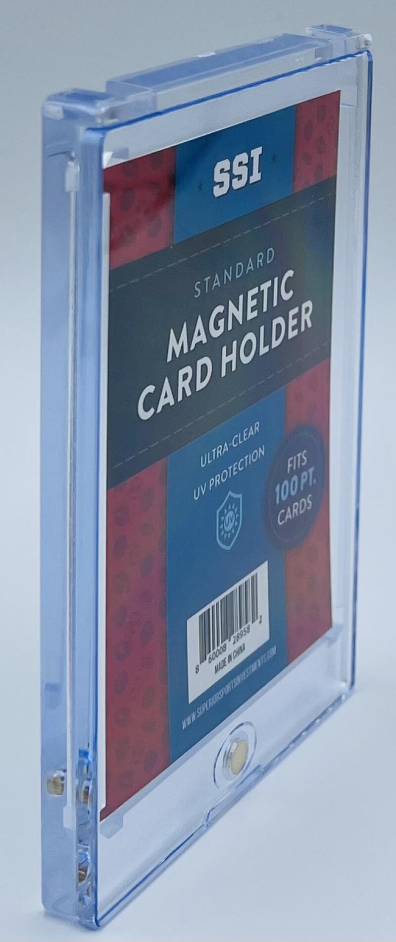 (10) Superior Sports Investments SSI Magnetic Thick Card Holder One Touch 100 PT Image 5