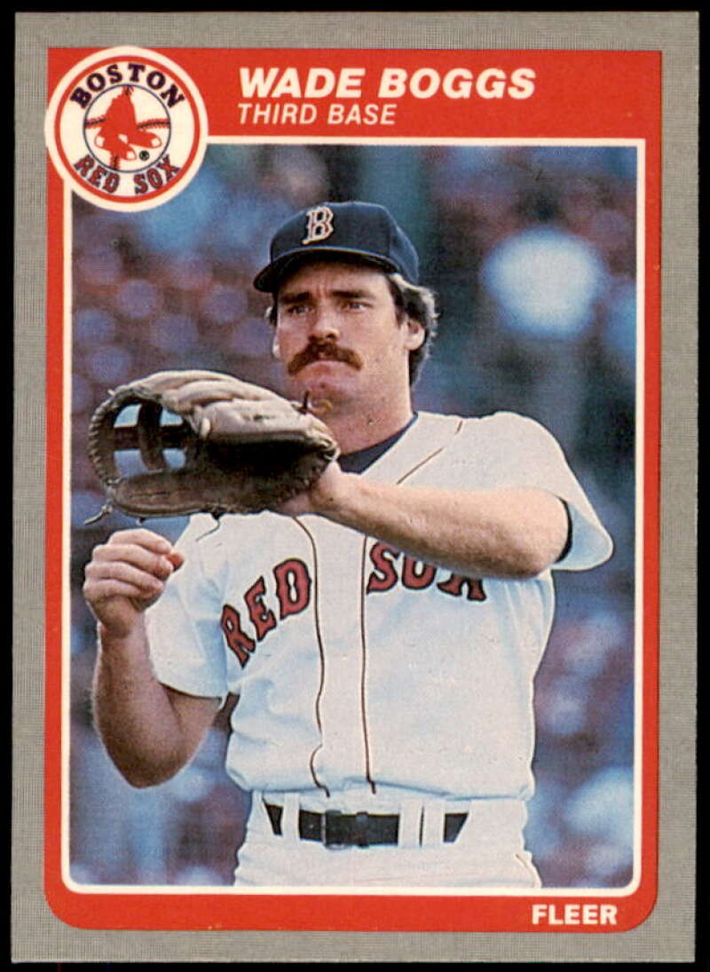 Wade Boggs Card 1985 Fleer #151  Image 1