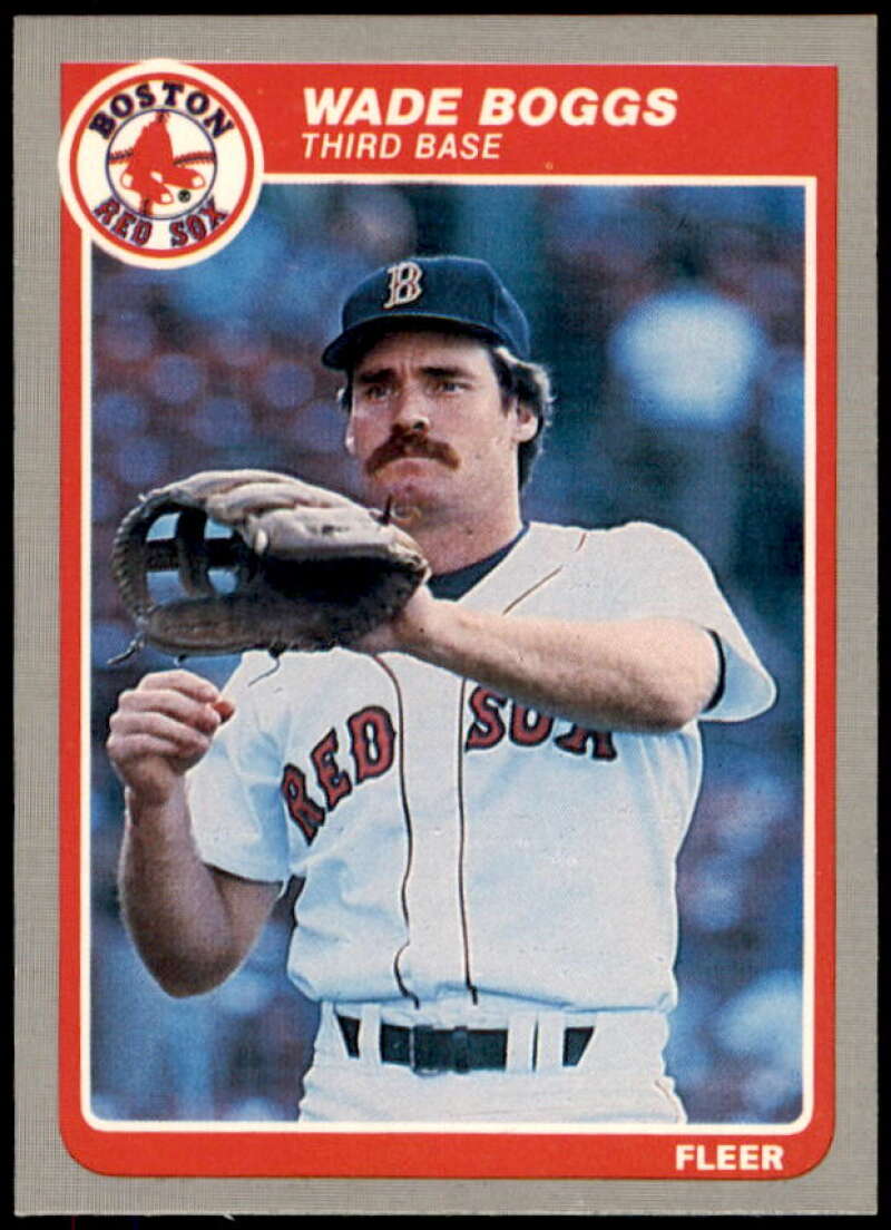 Wade Boggs Card 1985 Fleer #151  Image 1