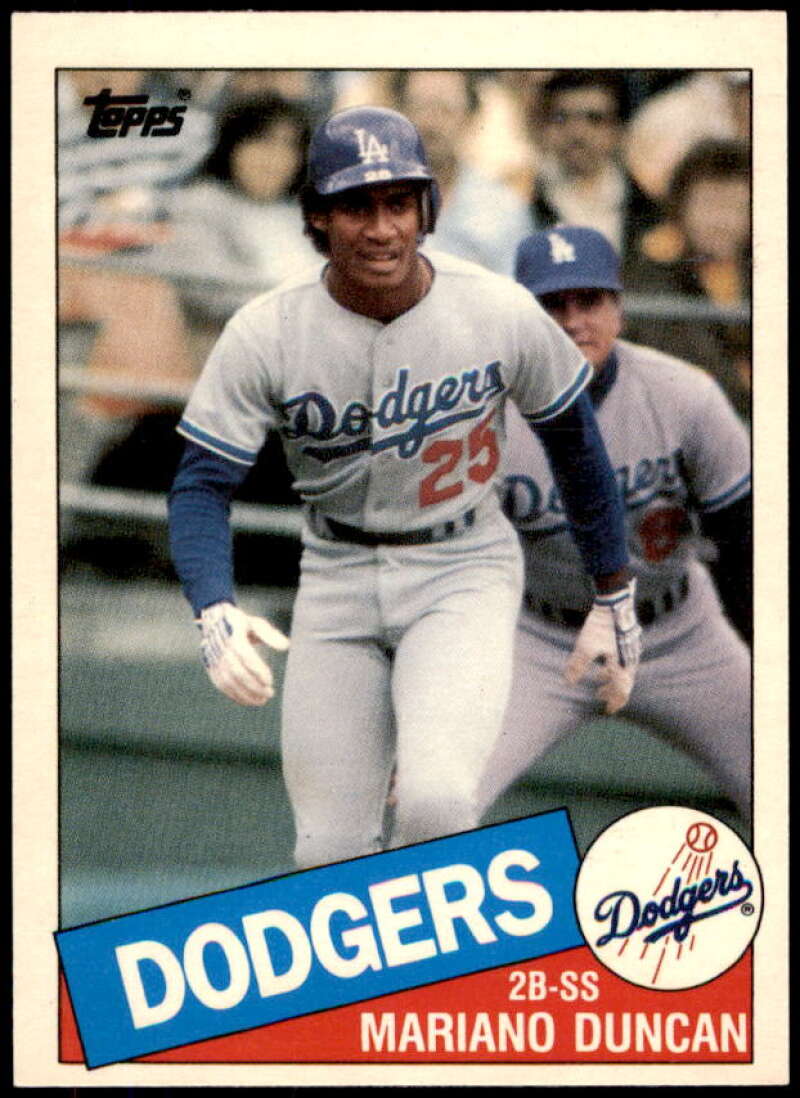 Mariano Duncan XRC Rookie Card 1985 Topps Traded #32T  Image 1