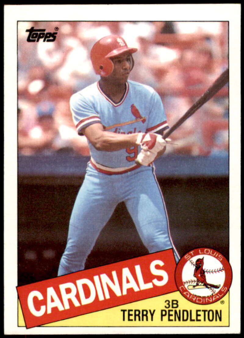 Terry Pendleton Rookie Card 1985 Topps #346  Image 1