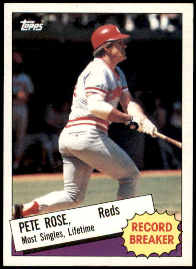 Pete Rose RB Card 1985 Topps #6  Image 1