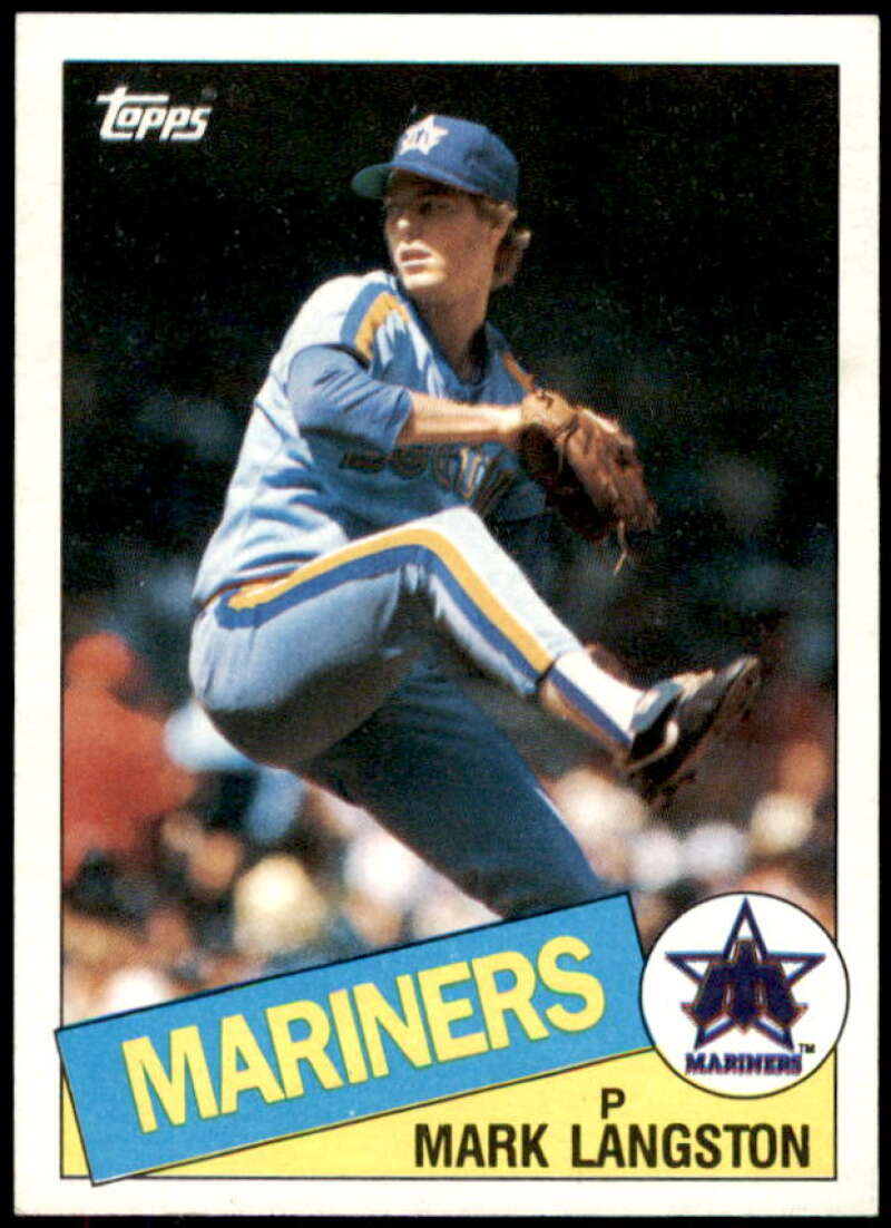 Mark Langston Rookie Card 1985 Topps #625  Image 1