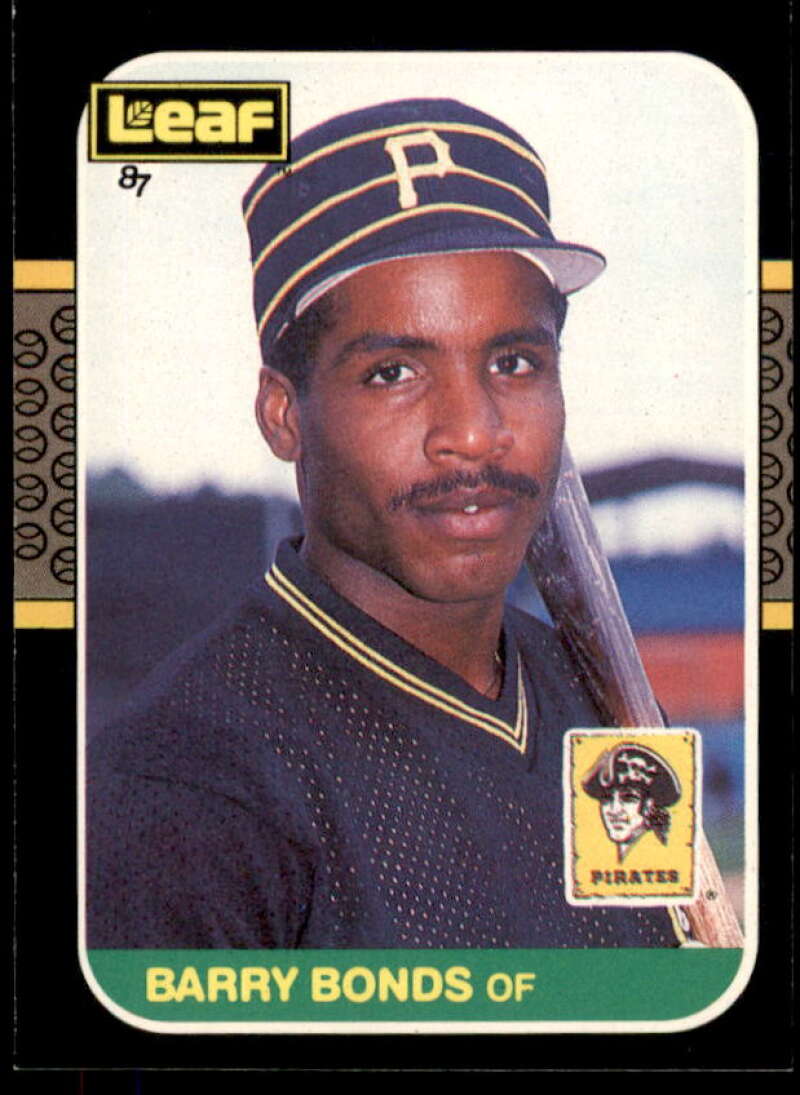 Barry Bonds Rookie Card 1987 Leaf/Donruss #219  Image 1