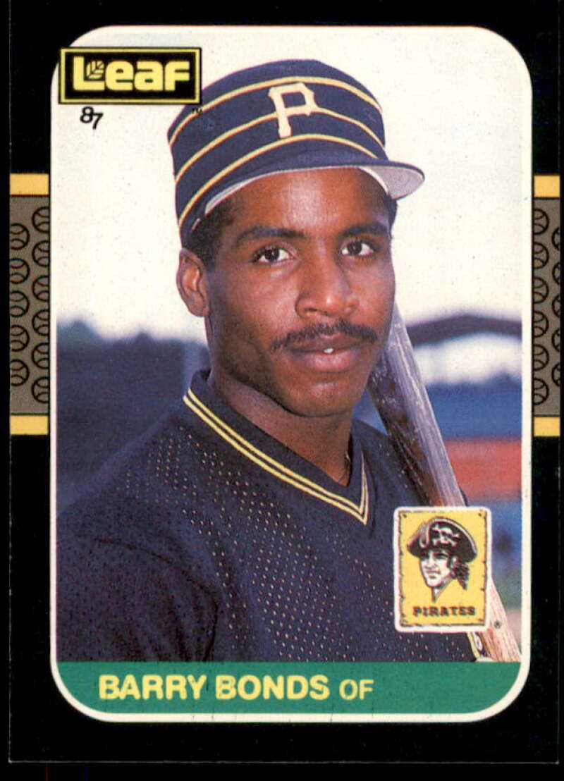 Barry Bonds Rookie Card 1987 Leaf/Donruss #219  Image 1