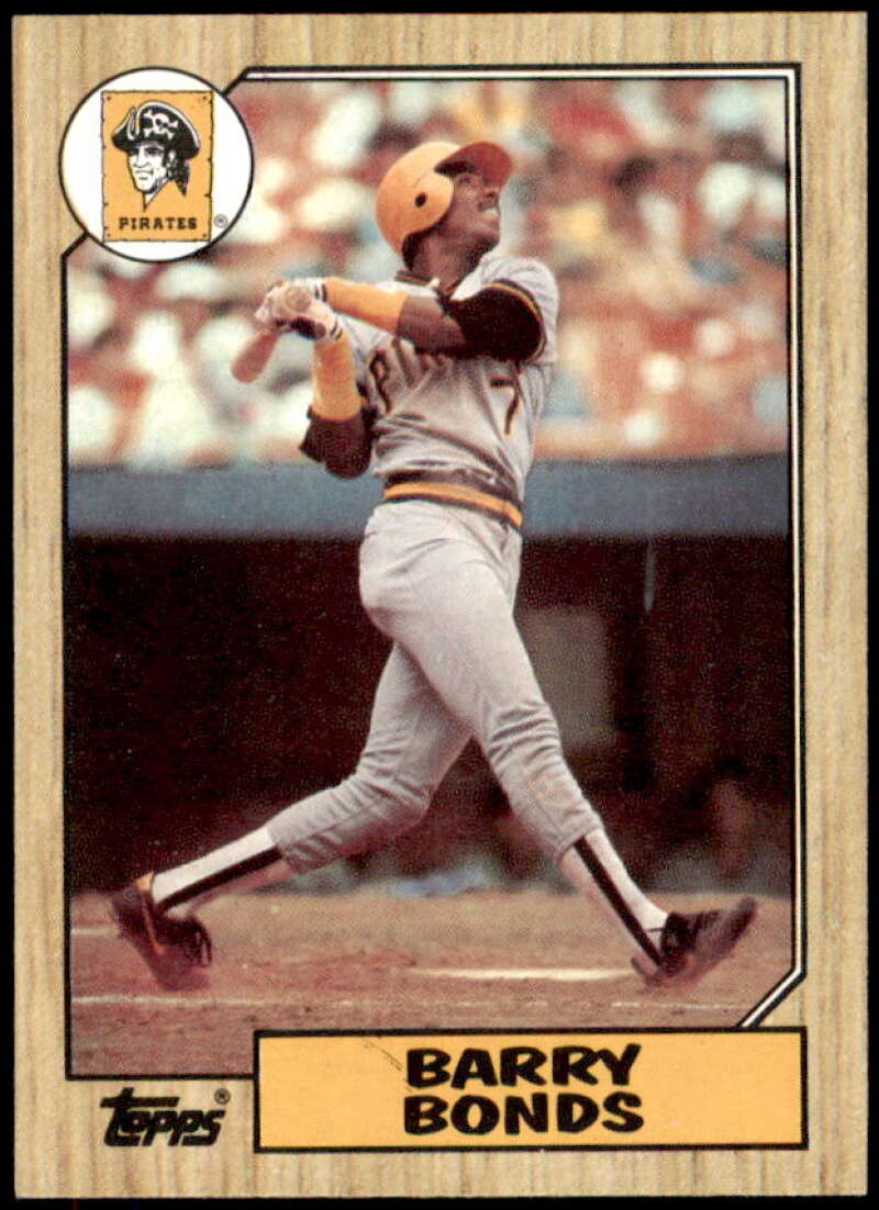 Barry Bonds Rookie Card 1987 Topps #320  Image 1
