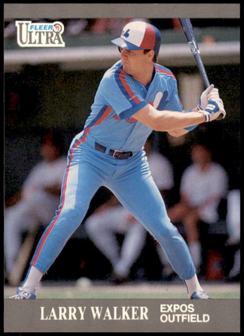 Larry Walker Card 1991 Ultra Update #U93  Image 1