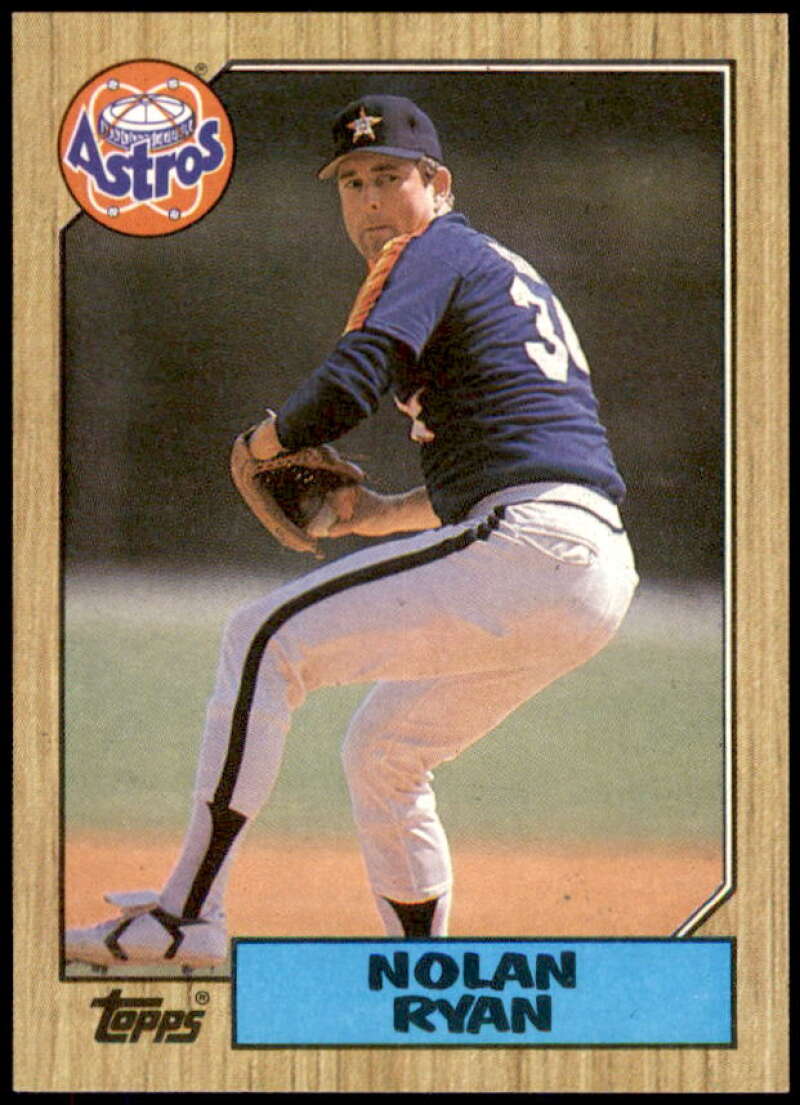 Nolan Ryan Card 1987 Topps #757  Image 1