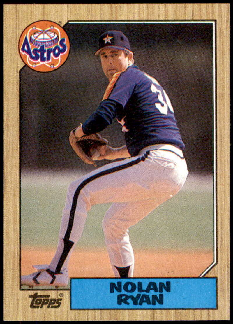 Nolan Ryan Card 1987 Topps #757  Image 1