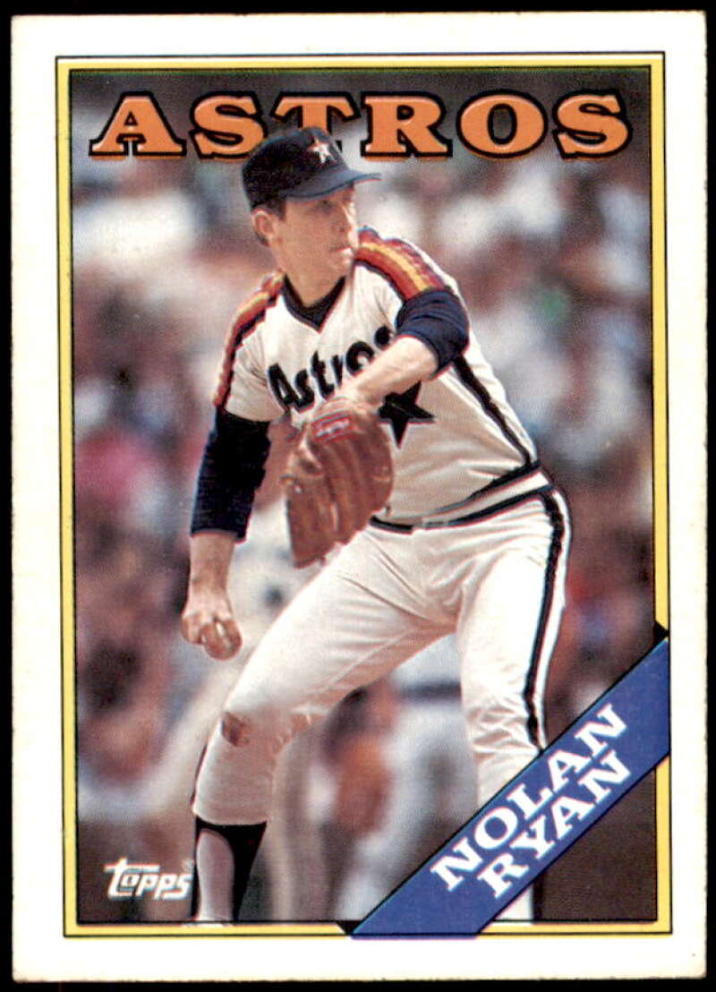 Nolan Ryan Card 1988 Topps #250  Image 1