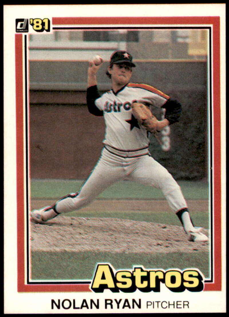Nolan Ryan Card 1981 Donruss #260  Image 1