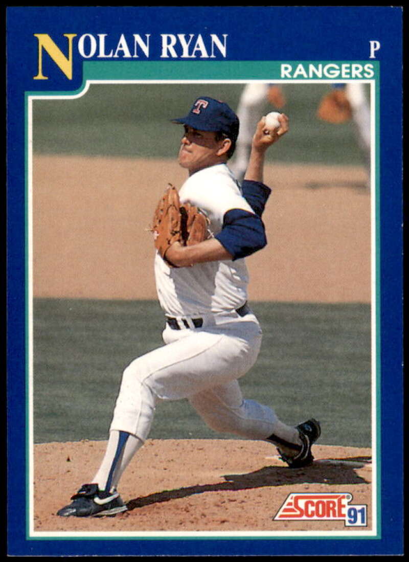 Nolan Ryan Card 1991 Score #4  Image 1