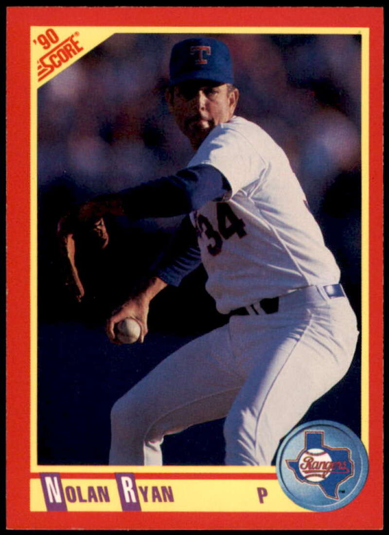 Nolan Ryan Card 1990 Score #250  Image 1