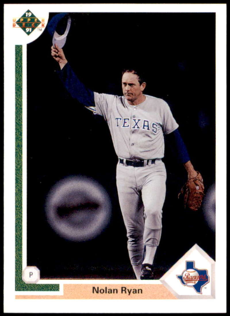 Nolan Ryan Card 1991 Upper Deck #345  Image 1
