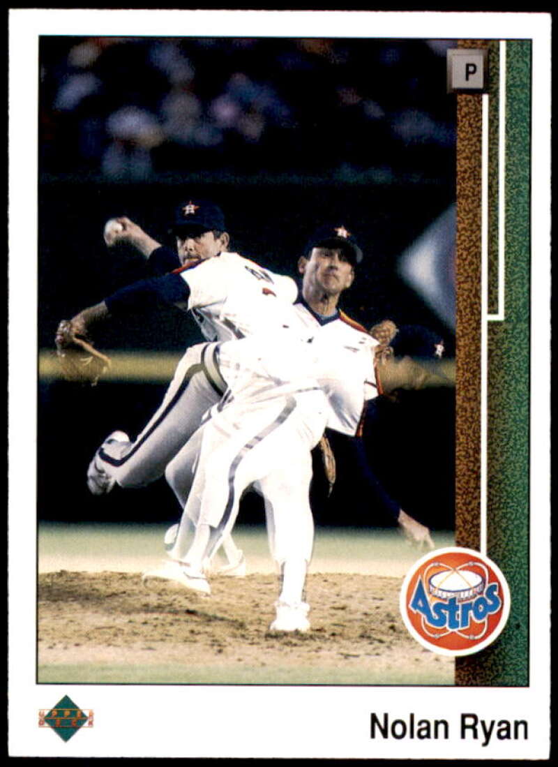 Nolan Ryan 3X Card 1989 Upper Deck #145  Image 1