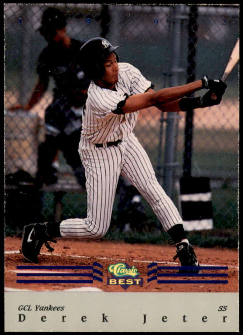 Derek Jeter Rookie Card 1992 Classic/Best Blue Bonus #BC22  Image 1