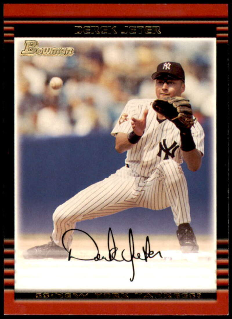 Derek Jeter Card 2002 Bowman #2  Image 1