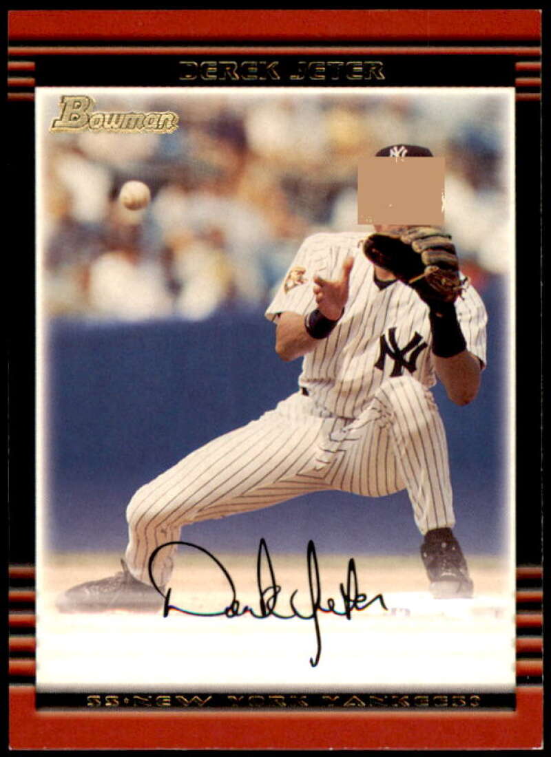 Derek Jeter Card 2002 Bowman #2  Image 1