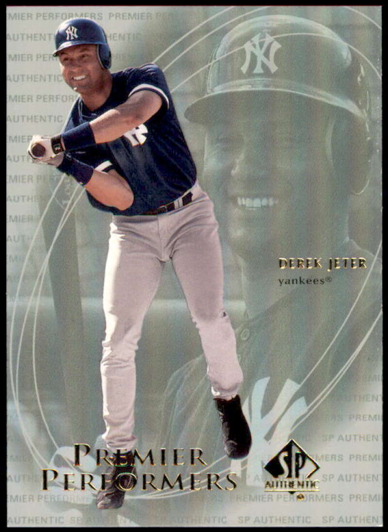 Derek Jeter Card 2000 SP Authentic Premier Performers #PP7  Image 1