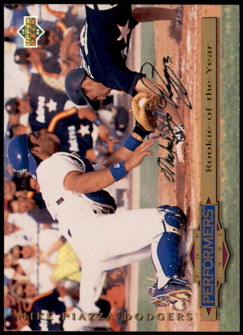 Mike Piazza TOP Card 1994 Collector's Choice Silver Signature #310  Image 1