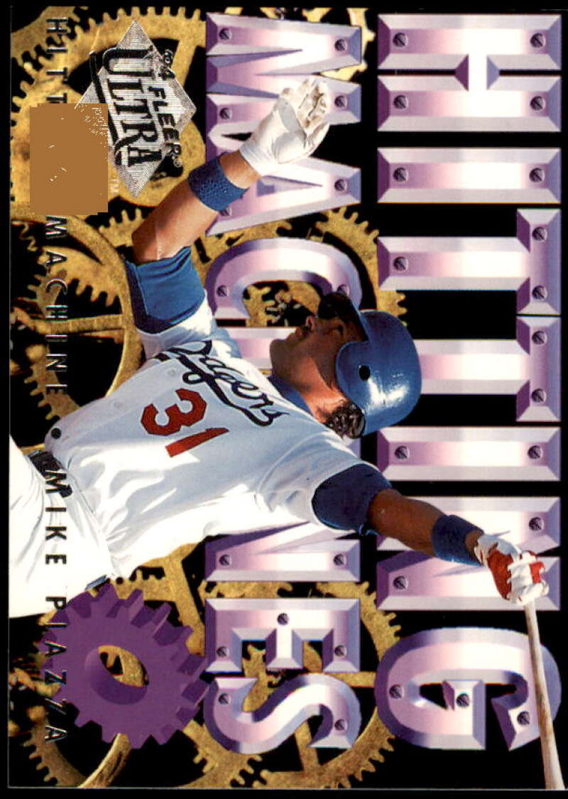 Mike Piazza Card 1994 Ultra Hitting Machines #9  Image 1