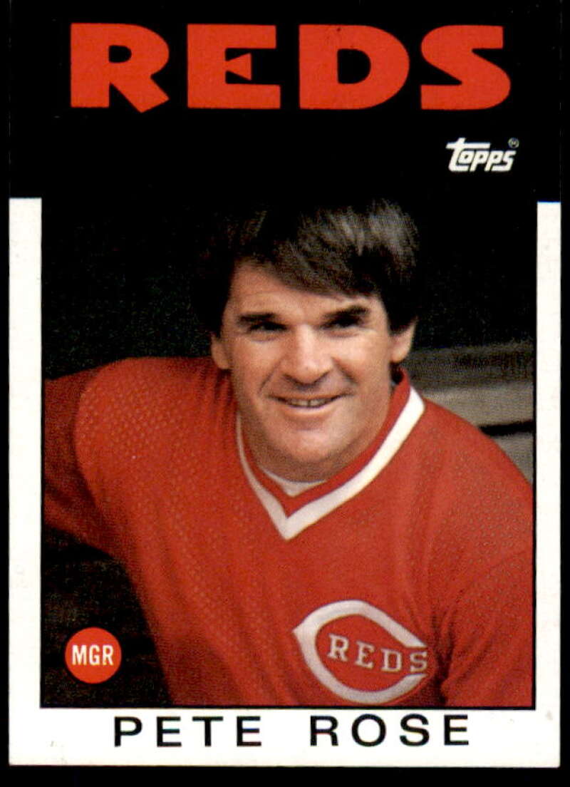 Pete Rose MG/TC Card 1986 Topps #741  Image 1
