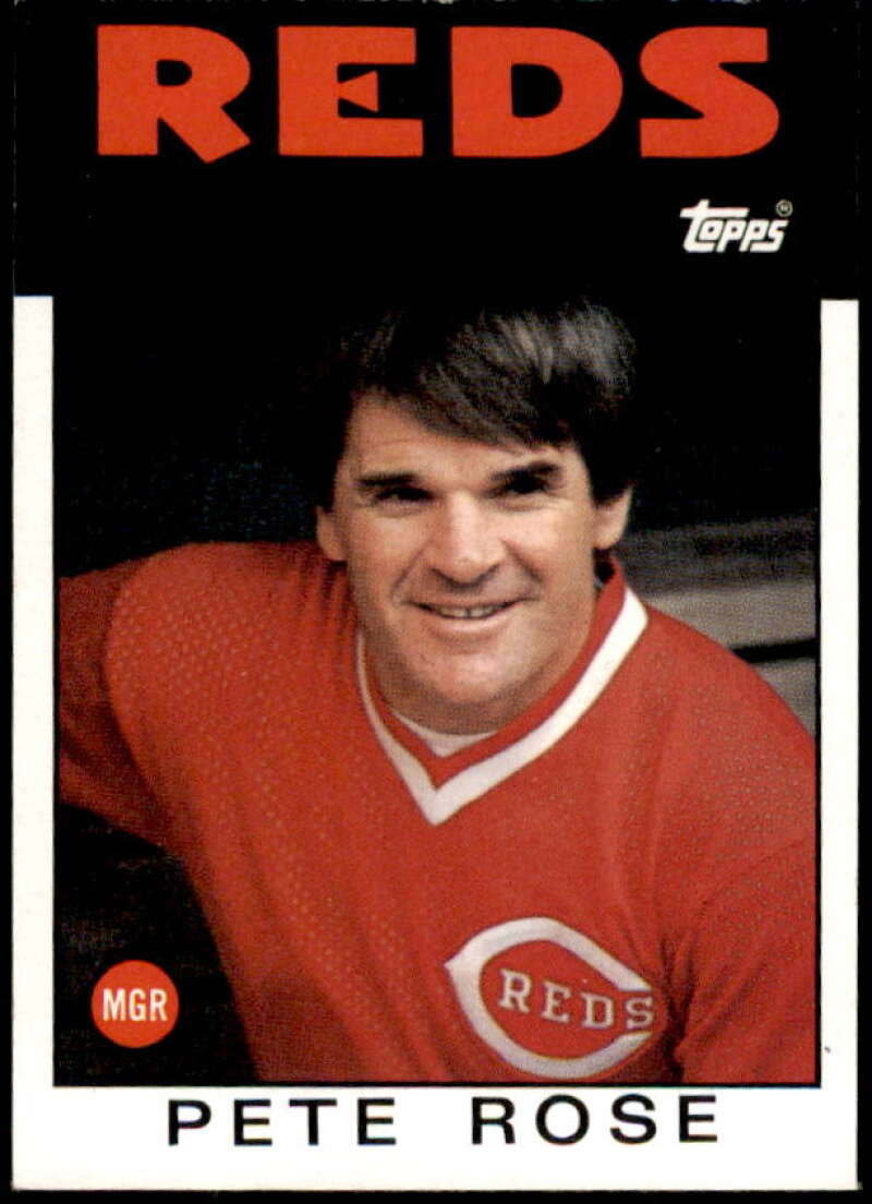 Pete Rose MG/TC Card 1986 Topps #741  Image 1