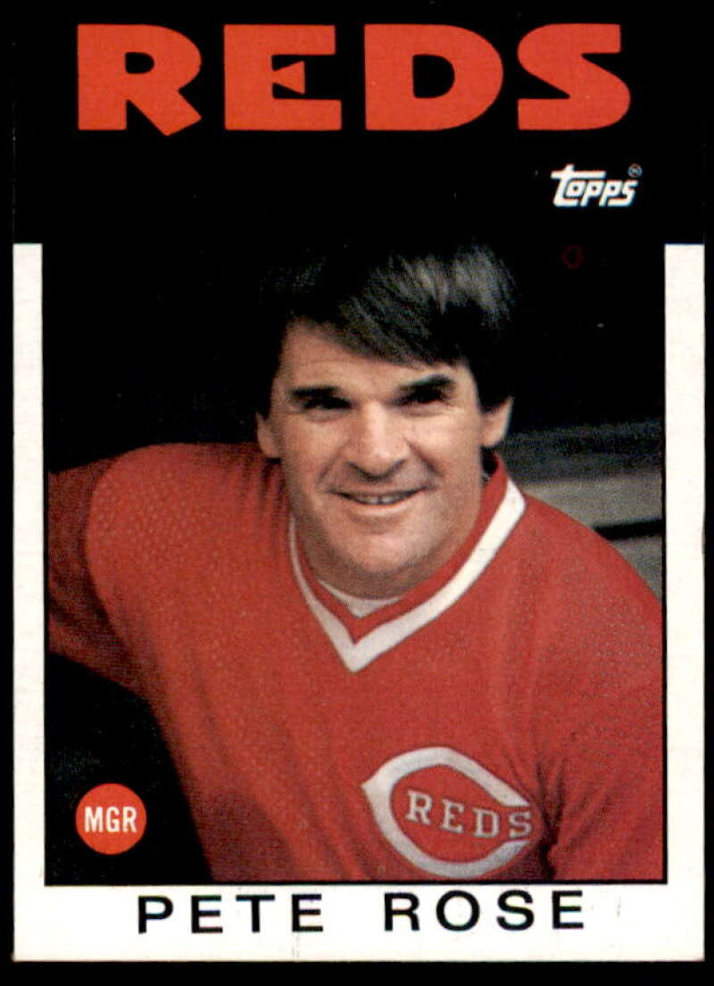 Pete Rose MG/TC Card 1986 Topps #741  Image 1