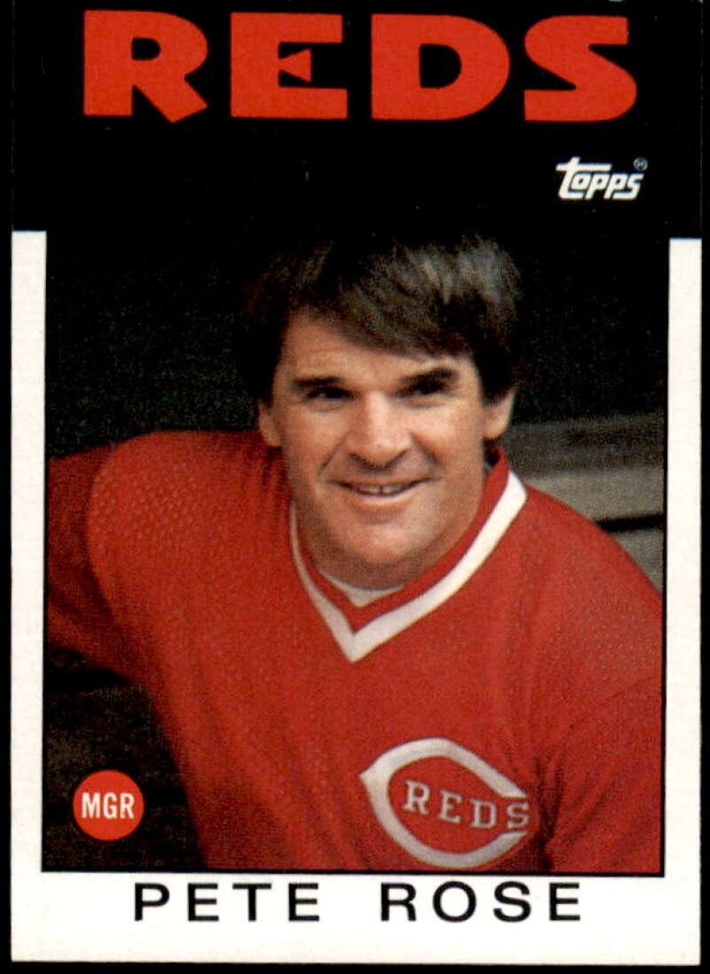 Pete Rose MG/TC Card 1986 Topps #741  Image 1
