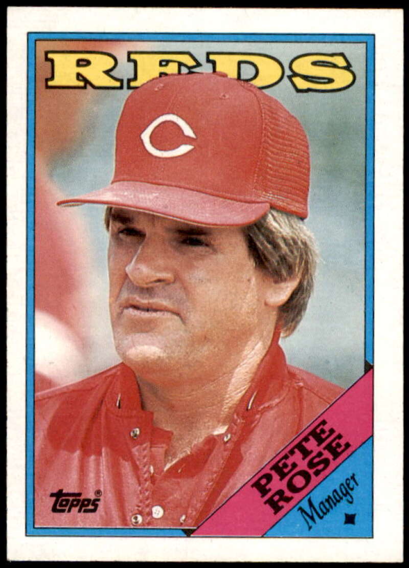 Pete Rose MG Card 1988 Topps #475  Image 1