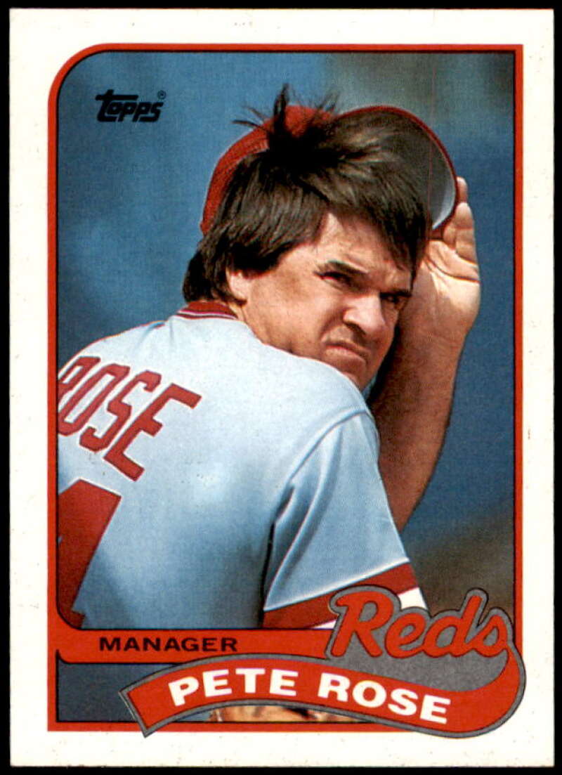 Pete Rose MG Card 1989 Topps #505  Image 1