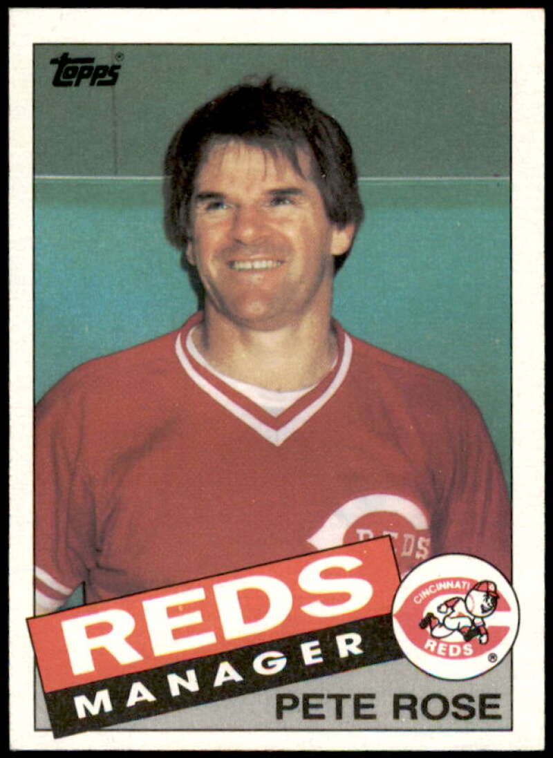 Pete Rose MG Card 1985 Topps #547  Image 1