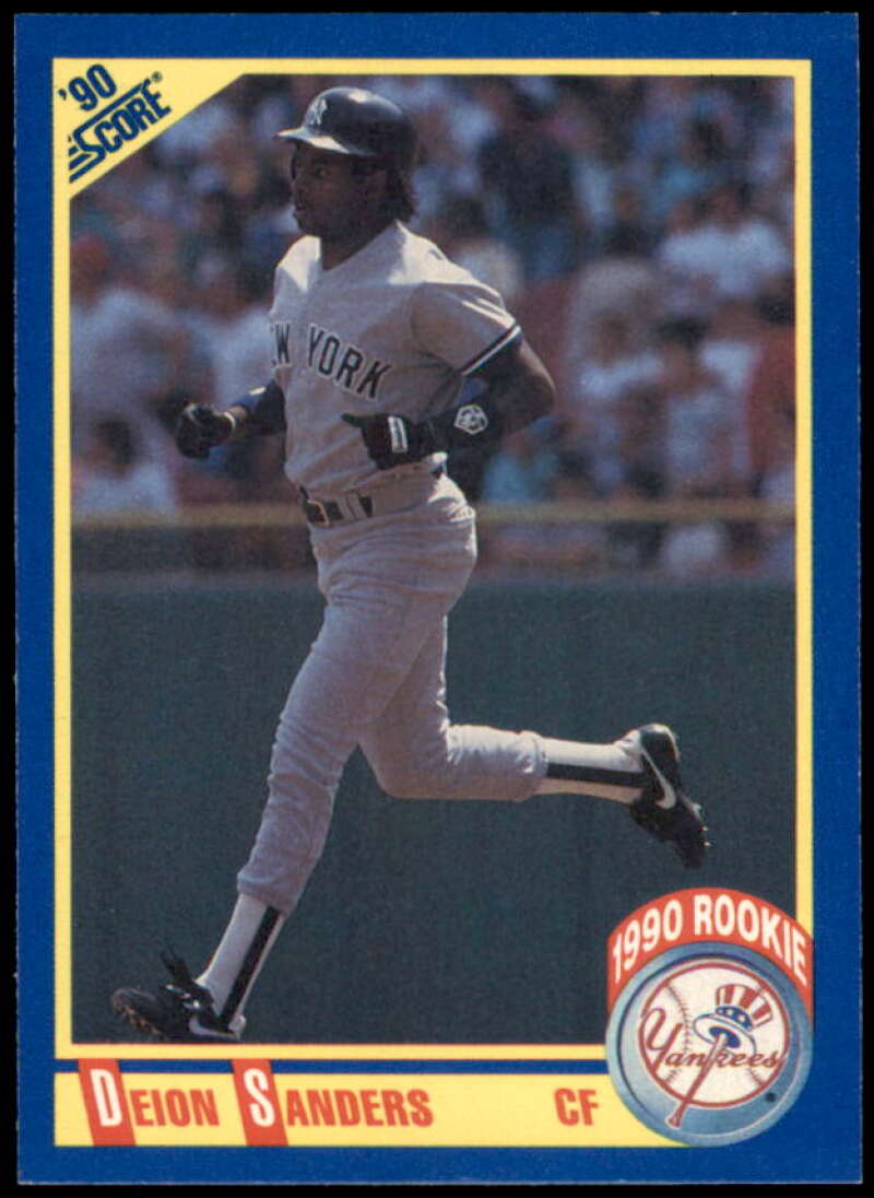 Deion Sanders Rookie Card 1990 Score #586  Image 1
