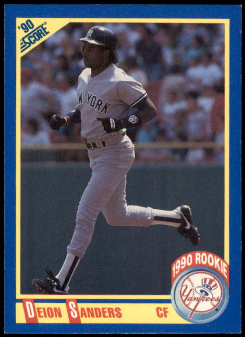 Deion Sanders Rookie Card 1990 Score #586  Image 1