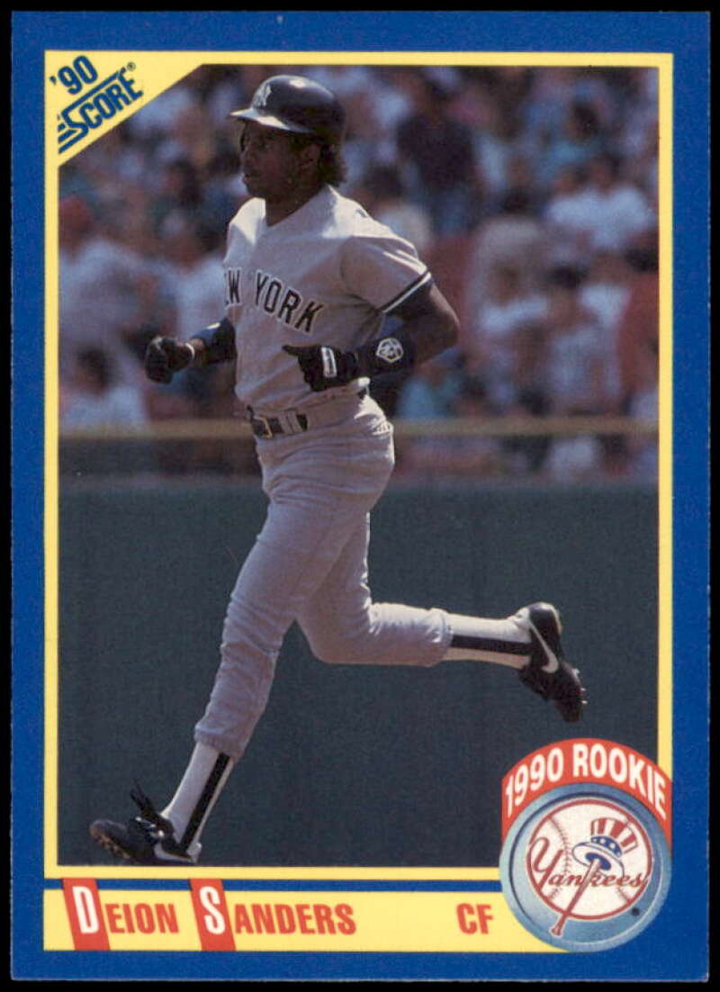 Deion Sanders Rookie Card 1990 Score #586  Image 1
