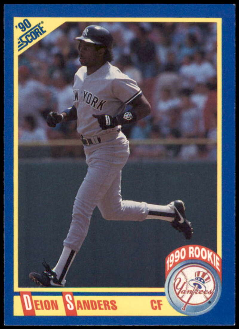 Deion Sanders Rookie Card 1990 Score #586  Image 1
