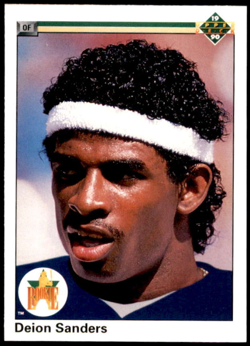 Deion Sanders Rookie Card 1990 Upper Deck #13  Image 1