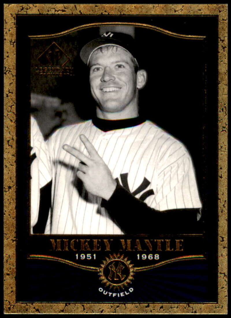 Mickey Mantle Card 2001 SP Legendary Cuts #84  Image 1