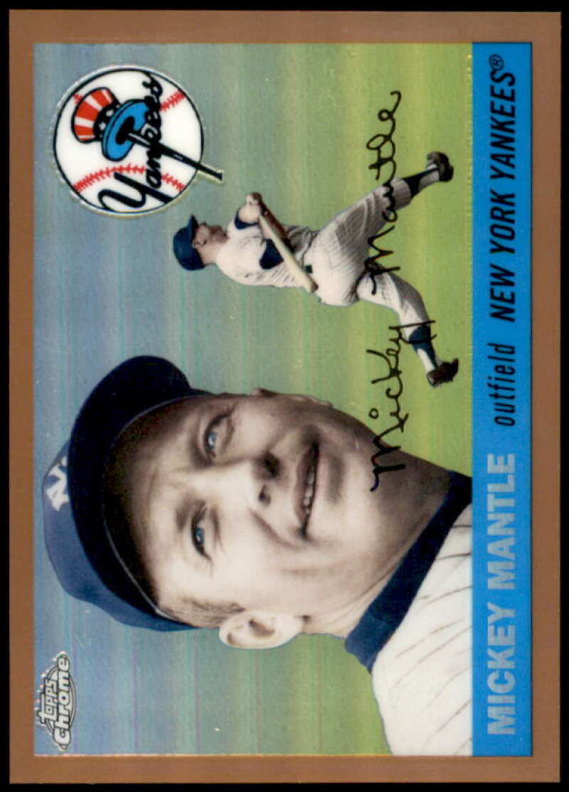 Mickey Mantle 2008 Topps Chrome Trading History Copper Refractors #TCHC6  Image 1