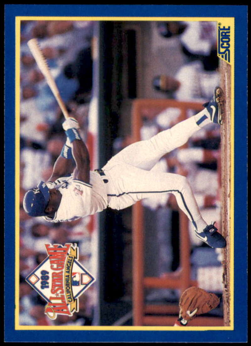 Bo Jackson AS-MVP Card 1990 Score #566  Image 1