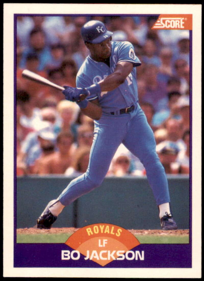 Bo Jackson Card 1989 Score #330  Image 1