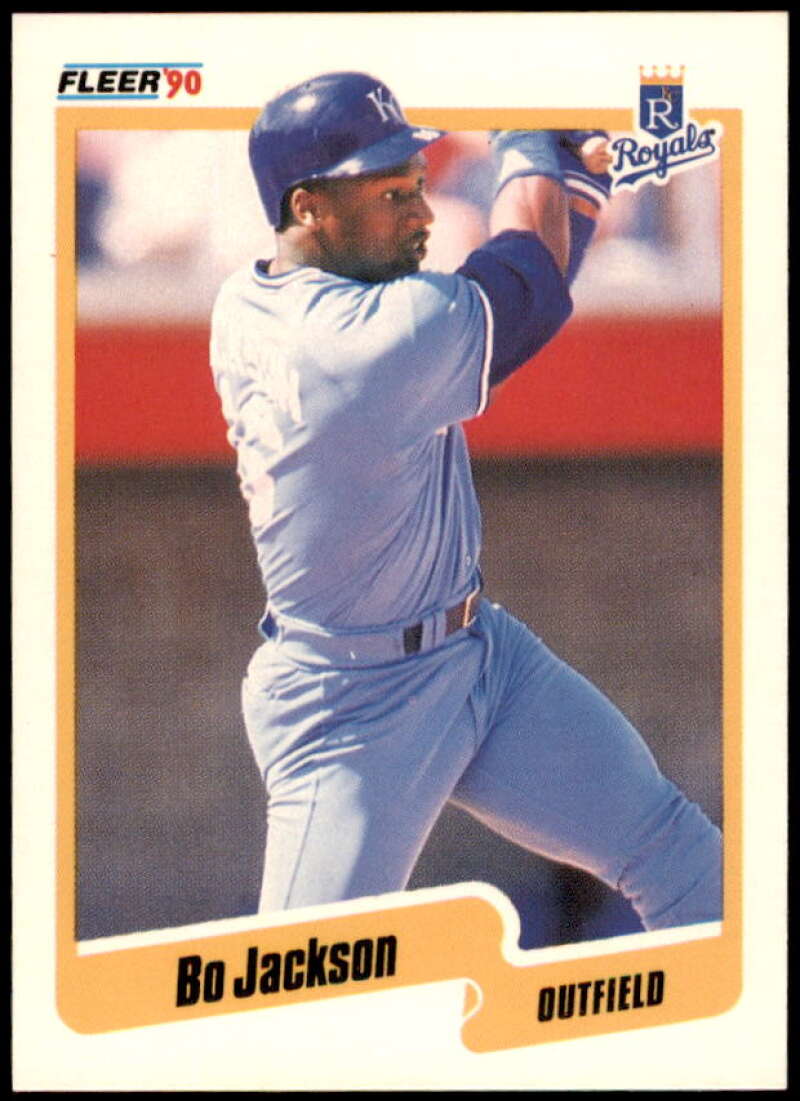 Bo Jackson Card 1990 Fleer #110  Image 1