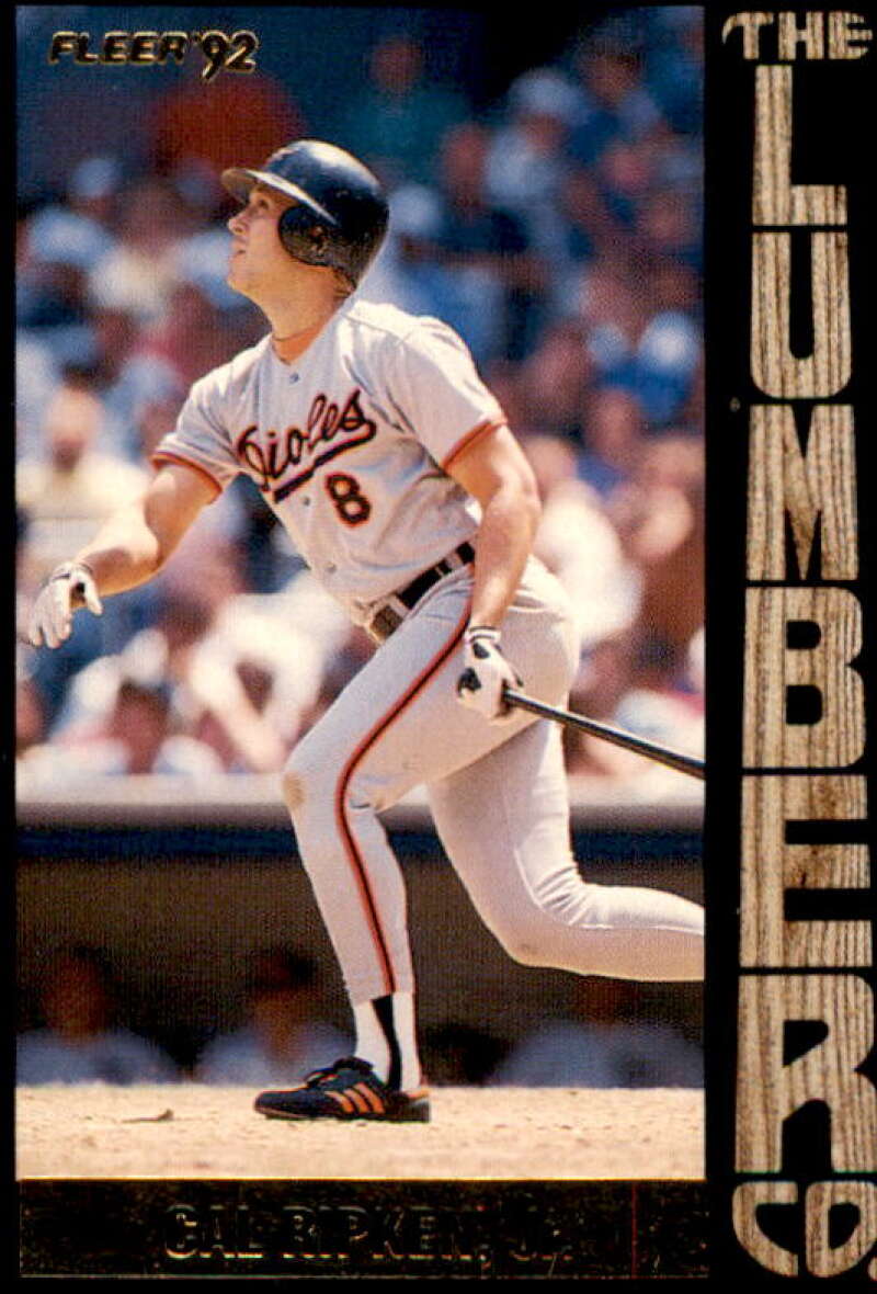 Cal Ripken Card 1992 Fleer Lumber Company #L7  Image 1