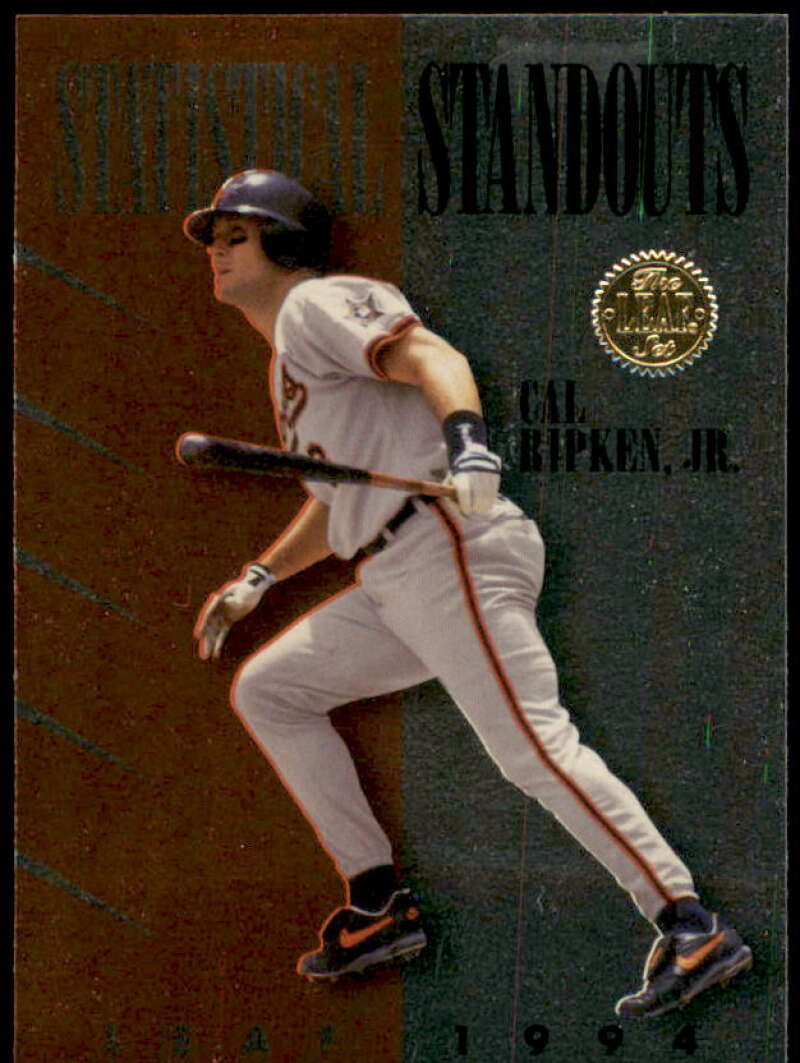 Cal Ripken Card 1994 Leaf Statistical Standouts #10  Image 1
